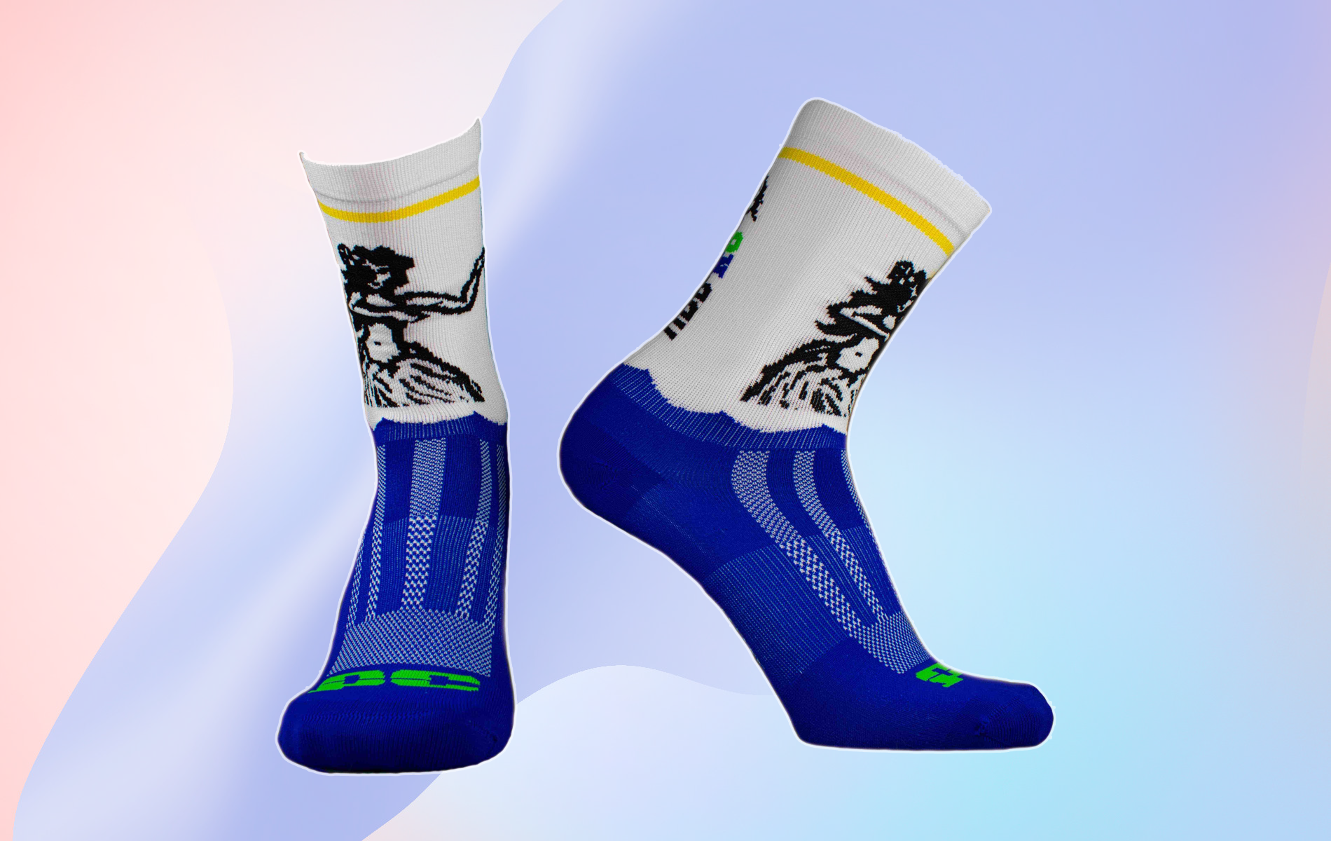 Beaker Concepts Custom Knit Graphic Sock - Slide 3